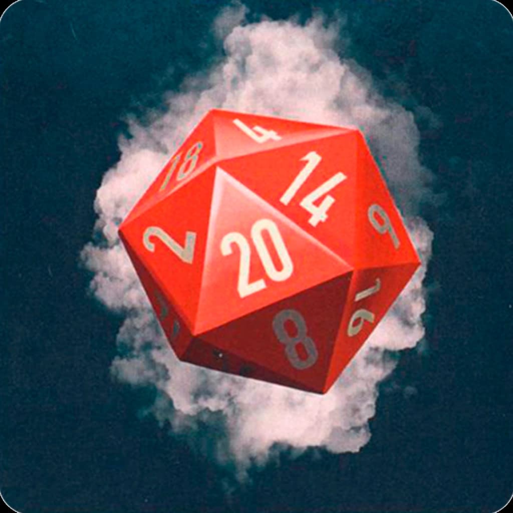 D20 die